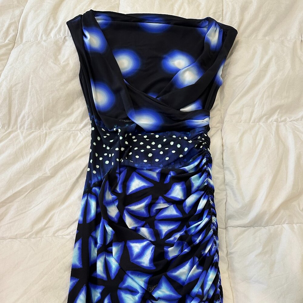 ROBERTO CAVALLI Designer Dress Luxury Evening Fancy Party Vintage, Size EU 42